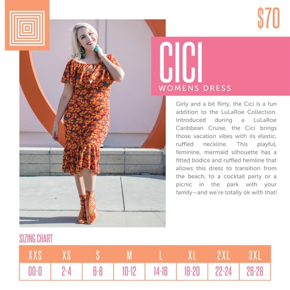 Lularoe CiCi Dress - Picture 5 of 5